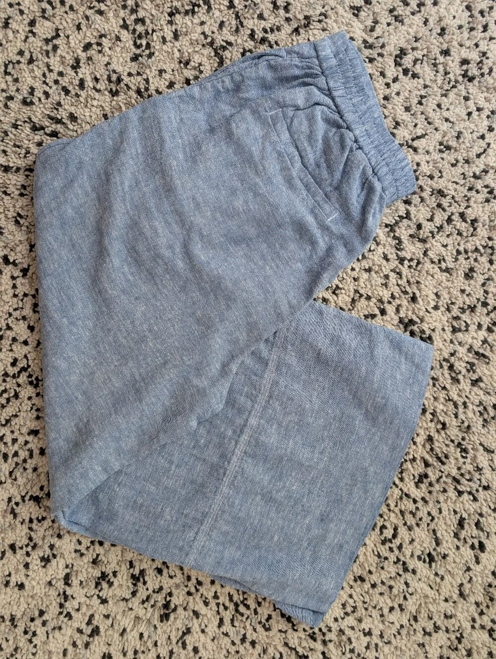 Banana Republic Outlet Wide-Leg Linen-Blend Pants Sz S